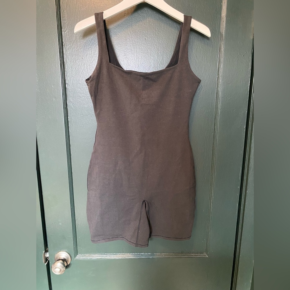 SKIMS NWT black cotton onesie